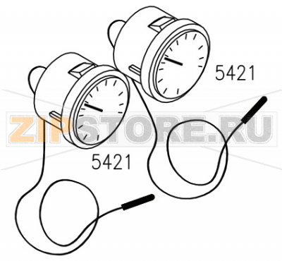 Termometro Per TR 1650-2000-2500 Aristarco TR 1650              Termometro Per TR 1650-2000-2500 Aristarco TR 1650Запчасть на сборочном чертеже под номером: 5421Название запчасти Aristarco на итальянском языке: Termometro Per TR 1650-2000-2500 Aristarco TR 1650