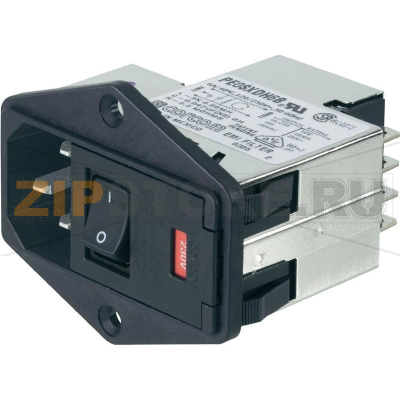 Фильтр сетевой 250 В/AC, 6 А, 1 шт TE Connectivity PS0S0DS6B 