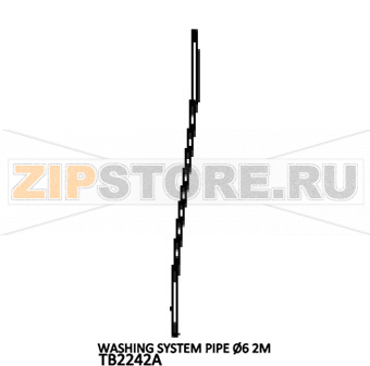 Washing system pipe Ø6 2M Unox XBC 805E Washing system pipe Ø6 2M Unox XBC 805EЗапчасть на деталировке под номером: 121Название запчасти на английском языке: Washing system pipe Ø6 2M Unox XBC 805E