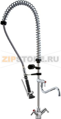 КОМПЛЕКТ СМЕСИТЕЛЯ НА ОДНО ОТВЕРСТИЕ С ПРЕДВАРИТЕЛЬНОЙ МОЙКОЙ STYL 