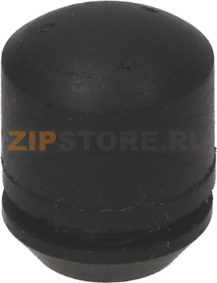 DOOR GLASS-STOP RUBBER PIECE ø 13 mm 