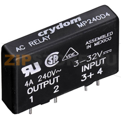 Реле твердотельное 3 А, 60 В/DC, 1 шт Crydom MPDCD3-B 
