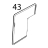 Guarnizione porta Unox XBC 615EG