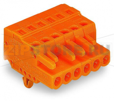 MCS MIDI Classic 1-conductor female plug; Snap-in mounting feet; 2.5 mm; Pin spacing 5.08 mm; 13-pole; 2,50 mm; orange Wago 231-313/008-000 Универсальное соединение для всех типов проводниковПростая предварительная сборка и монтаж на устройстве посредством горизонтального и вертикального монтажа CAGE CLAMP®Встроенные тестовые портыВозможны варианты кодировки...