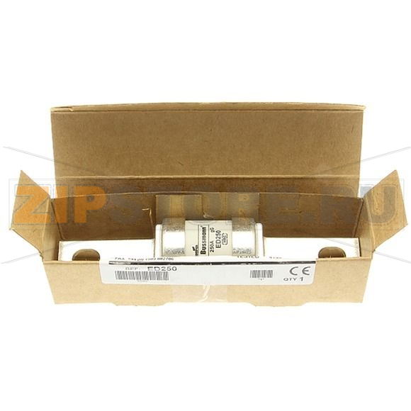 Предохранитель, 250 A, AC 415 В, 80 кА, BS88/B3, BS88/B4, 31x136 мм, gL/gG, BS Eaton 250AMP 415V 