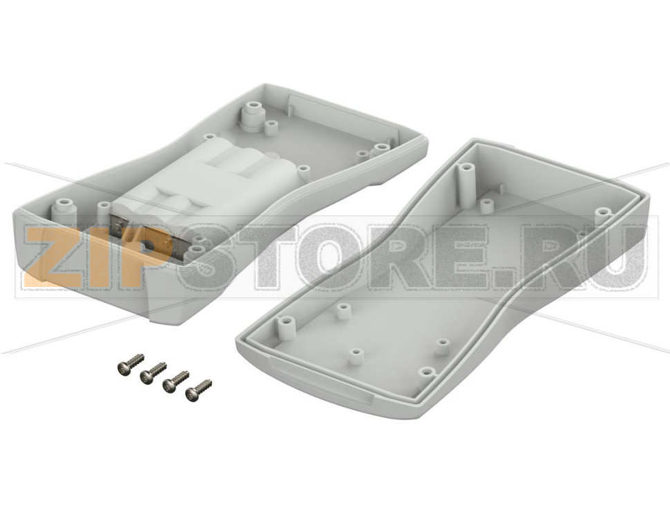 Корпус ручной с отсеком для 3 батареек типа АА, 159.4x77.9x33.5 мм, IP 40 Bopla BS 601 F-7035 