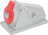 3-ЕХ ШТЫРЬКОВАЯ НАСТЕННАЯ РОЗЕТКА + N + PE 16 A