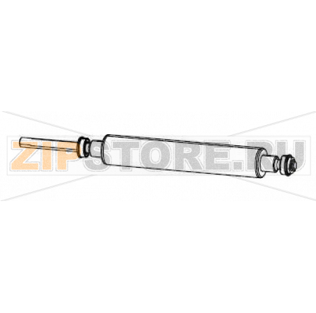 Прижимной вал Zebra ZT510 Прижимной вал Zebra ZT510Запчасть на сборочном чертеже под номером: 1Количество запчастей в устройстве: 1Название запчасти Zebra на английском языке: Platen Roller