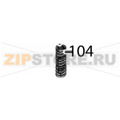 Flap pin SP Sato CT412LX TT Flap pin SP Sato CT412LX TTЗапчасть на деталировке под номером: 104Название запчасти на английском языке: Flap pin SP Sato CT412LX TT.