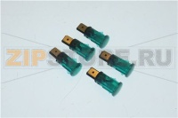 LAMPADA SPIA VERDE 230V 5 PEZZI