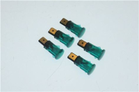 LAMPADA SPIA VERDE 230V 5 PEZZI