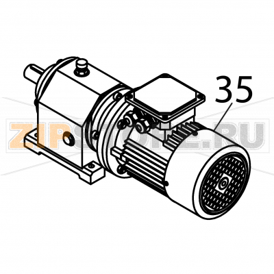 Geared motor Fagor FI-2700I Geared motor Fagor FI-2700IЗапчасть на деталировке под номером: 35Название запчасти Fagor на английском языке: Geared motor FI-2700I.