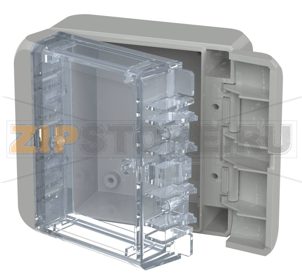Корпус, 89x80x47 мм, поликарбонат UL 94 V0, прозрачная крышка Bopla B 080805 PC-V0-G 7035 