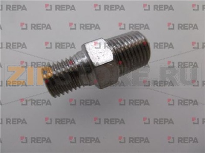 СОЕДИНЕНИЕ ДЛЯ ТРУБЫ PTFE 4X2 C/ГОРЛОВИНА ЛАТУНЬ\\НИКЕЛЬ 