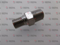 СОЕДИНЕНИЕ ДЛЯ ТРУБЫ PTFE 4X2 C/ГОРЛОВИНА ЛАТУНЬ\\НИКЕЛЬ