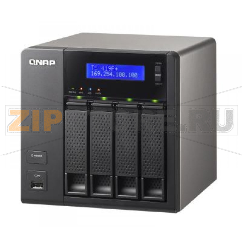 Накопитель сетевой QNAP TS-419P-PLUS 