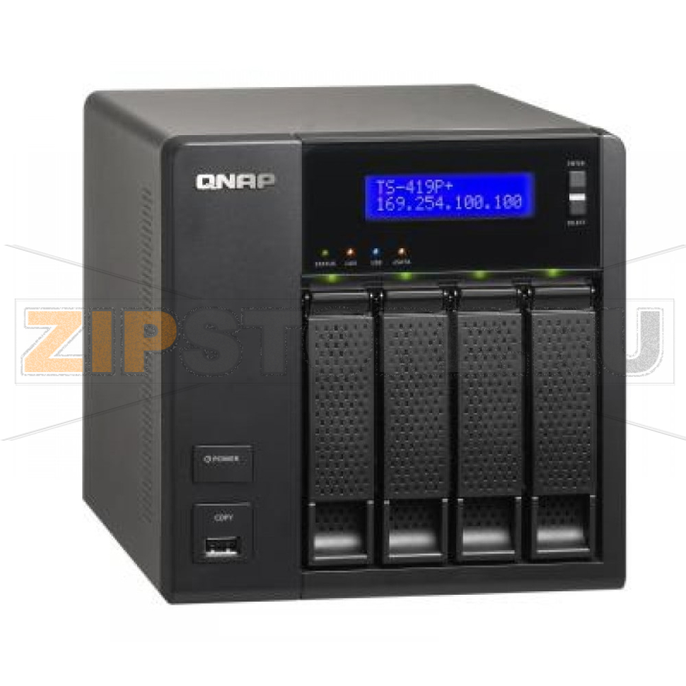 Накопитель сетевой QNAP TS-419P-PLUS 