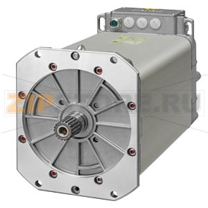 SIMOTICS A Permanent-magnet-excited Synchronous motor Customer style for ECO-RTG (Cranes) 650V DC/S2 60min: 125kW/ 200A/4.400 rpm maximum speed: 4,400 rpm Insulating material class H/ Degree of protection IP65/9K feather key/design IM B5 Pole wheel positi 