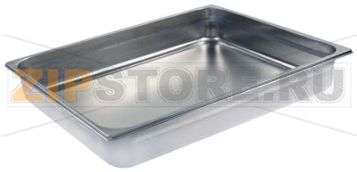 TRAY ST./STEEL GN 2/1 650x530xH100 mm 