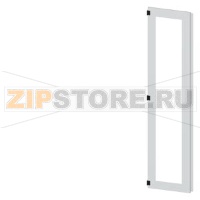 SIVACON, door half, left, inspection window, IP55, H: 2200 mm, W: 500 mm, RAL 7035, Protection class 1 Siemens 8MF1250-2UT25-0BE2