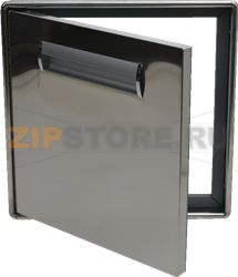 SPORTELLO INOX SINGOLO SX H=45 