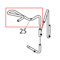 Pipe (B) - high side Hoshizaki IM-65NE-25