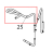 Pipe (B) - high side Hoshizaki IM-65NE-25