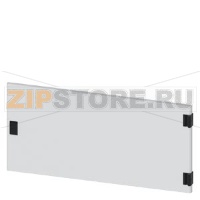 SIVACON, compartment door, right, IP40, H: 400 mm, W: 800 mm, RAL 7035, Protection class 1 Siemens 8MF1480-2UT34-0BA2