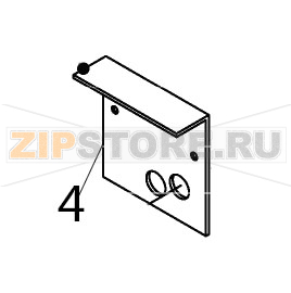 Plate - lubrication Hoshizaki IM-65NE-25 Plate - lubrication Hoshizaki IM-65NE-25Запчасть на деталировке под номером: 4