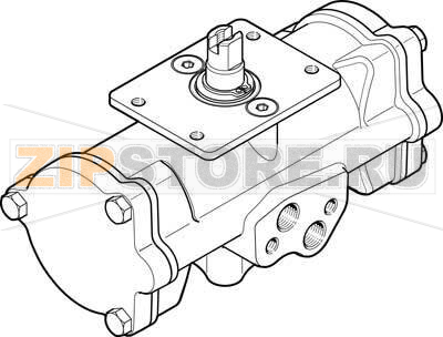 Привод неполноповоротный Festo DAPS-0030-090-R-F03-CR 