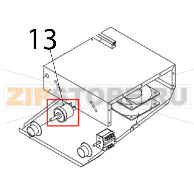 Disc-type winding rheostat Airhot CT-300 Disc-type winding rheostat Airhot CT-300Запчасть на деталировке под номером: 13