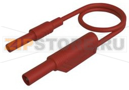 Провод тестовый 0.5 м, красный Hirschmann MAL S WS-B 50/2,5 RED 