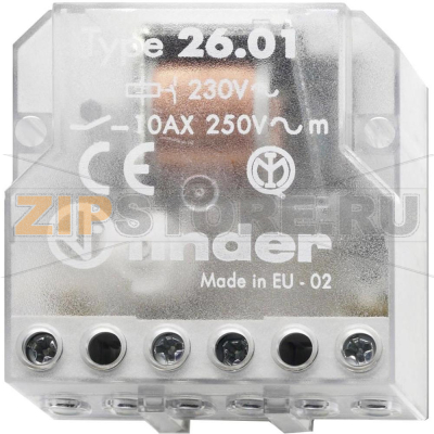 Реле импульсное 12 V (AC), 10 А, 2500 VA Finder 26.01.8.012.0000 