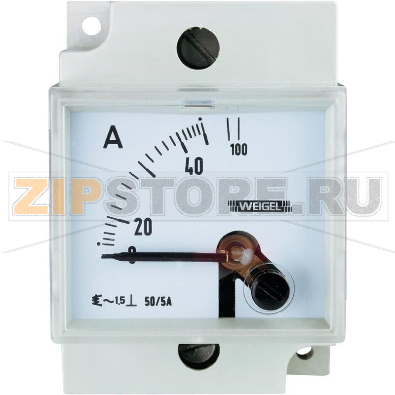 Вольтметр стрелочный 250 В/AC, 75х53 мм, 1 шт Weigel W35C 