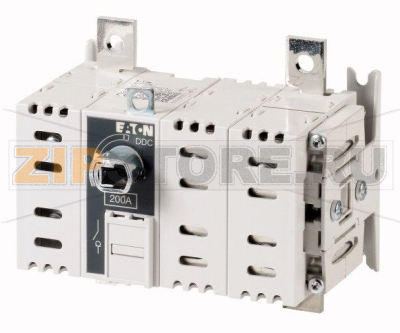 Силовые разъединители постоянного тока, 160 A, 2-полюсн Eaton DDC-160/2-SK 