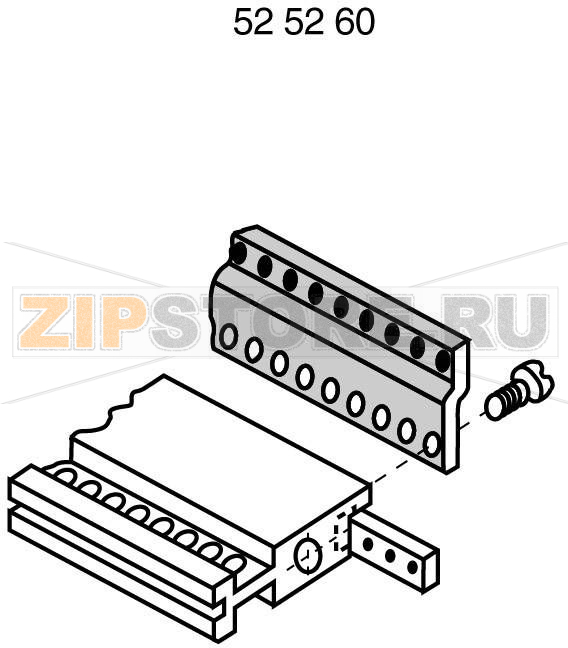 Шина для разъемов, 2 шт Fischer Elektronik GB 20 L 