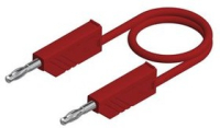 Провод тестовый 0.25 м, красный Hirschmann MLN 25/2.5 RED