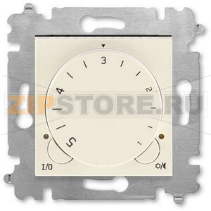 Терморегулятор с поворотной ручкой, слоновая кость/белый ABB 2CHH920003A6017 