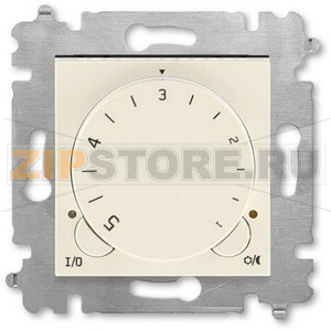 Терморегулятор с поворотной ручкой, слоновая кость/белый ABB 2CHH920003A6017 