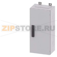 ALPHA 400 НАСТЕННЫЙ РАСПРЕДЕЛИТ.ШКАФ ПУСТОЙ (FLAT PACK) IP43 2КЛАСС RAL 7035 В=650 Ш=300 Г=210 Siemens 8GK1112-2KK12