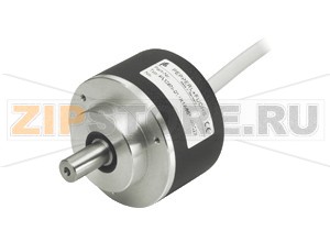 Инкрементальный поворотный шифратор Incremental rotary encoder RVS58N-*******Z Pepperl+Fuchs General specificationsDetection typephotoelectric samplingPulse count1024  and 2048Functional safety related parametersMTTFd1060 aMission Time (TM)20 aL10h70 E+9 at 6000 rpmDiagnostic Coverage (DC)0 %Electrical specificationsOperating voltage5 V &plusmn 5 %No-load supply currentmax. 70 mAOutputOutput typesine / cosineAmplitude1  Vss &plusmn 10 %Load currentmax. per channel 20 mA , short-circuit protected, reverse polarity protectedOutput frequencymax. 200 kHz (3 dB limit)ConnectionConnectortype 9416 (M23), 12-pin, type 9416L (M23), 12-pinCable&empty7.8 mm, 6 x 2 x 0.14 mm2, 1 mStandard conformityDegree of protectionDIN&nbspEN&nbsp60529, IP65Climatic testingDIN&nbspEN&nbsp60068-2-78 , no moisture condensationEmitted interferenceEN&nbsp61000-6-4:2007/A1:2011Noise immunityEN&nbsp61000-6-2:2005Shock resistanceDIN&nbspEN&nbsp60068-2-27, 100&nbspg, 3&nbspmsVibration resistanceDIN&nbspEN&nbsp60068-2-6, 10&nbspg, 10&nbsp...&nbsp2000&nbspHzApprovals and certificatesUL approvalcULus Listed, General Purpose, Class 2 Power SourceAmbient conditionsOperating temperature-5 ... 80 °C (23 ... 176 °F) , movable cable-20 ... 80 °C (-4 ... 176 °F), fixed cableStorage temperature-40 ... 100 °C (-40 ... 212 °F)Mechanical specificationsMaterialHousingpowder coated aluminumFlangealuminumShaftStainless steelMassapprox. 350 gRotational speedmax. 12000 min -1Moment of inertia&le 25  gcm2Starting torque&le 1.5 NcmShaft loadAxial40 N at max. 6000 min-110 N at max. 12000 min-1Radial60 N at max. 6000 min-120 N at max. 12000 min-1