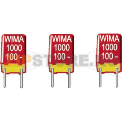 Конденсатор тонкопленочный 1500 пФ, 100 В/DC, 10 %, 7.5 мм, 10x3x8.5 мм Wima FKS3D011502B00KSSD-1 