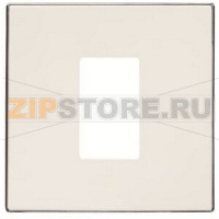 Накладка однопостовая, белая ABB 1002.00