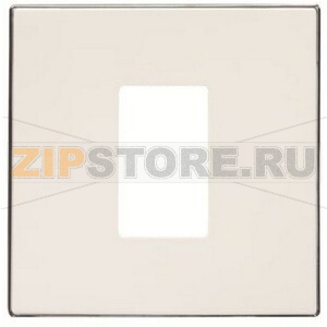 Накладка однопостовая, белая ABB 1002.00 