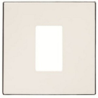 Накладка однопостовая, белая ABB 1002.00
