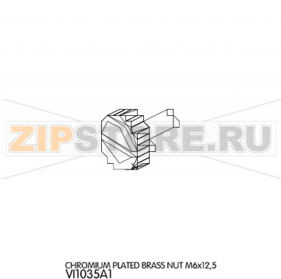 Chromium plated brass nut M6x12,5 Unox XVC 105 Chromium plated brass nut M6x12,5 Unox XVC 105Запчасть на деталировке под номером: 51Название запчасти на английском языке: Chromium plated brass nut M6x12,5 Unox XVC 105