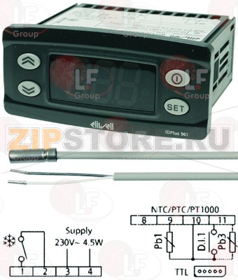 ТЕРМОСТАТ ELIWELL ID PLUS 961 