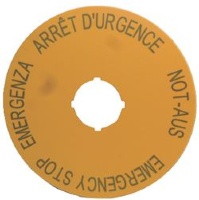 PLAQUETTE D ARRET D URGENCE