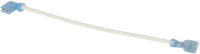 WIRE, JUMPER, 16AWG, WHITE, 7IN L, 1/4IN
