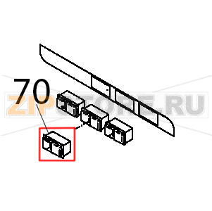 Pulsante pompa scarico domino Teikos TS983 Pulsante pompa scarico domino Teikos TS983Запчасть на деталировке под номером: 70